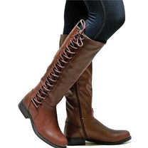Premium Leather Lace-Up Boots With Slip-Resistant Sole And Thermal Insulation
