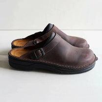Premium Leather Slippers For Men With Soft Lining And Non-Slip Sole