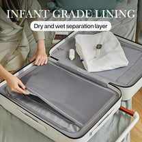 Premium Polycarbonate Suitcase With Wide Handle And TSA Lock