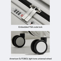 Premium Polycarbonate Suitcase With Wide Handle And TSA Lock