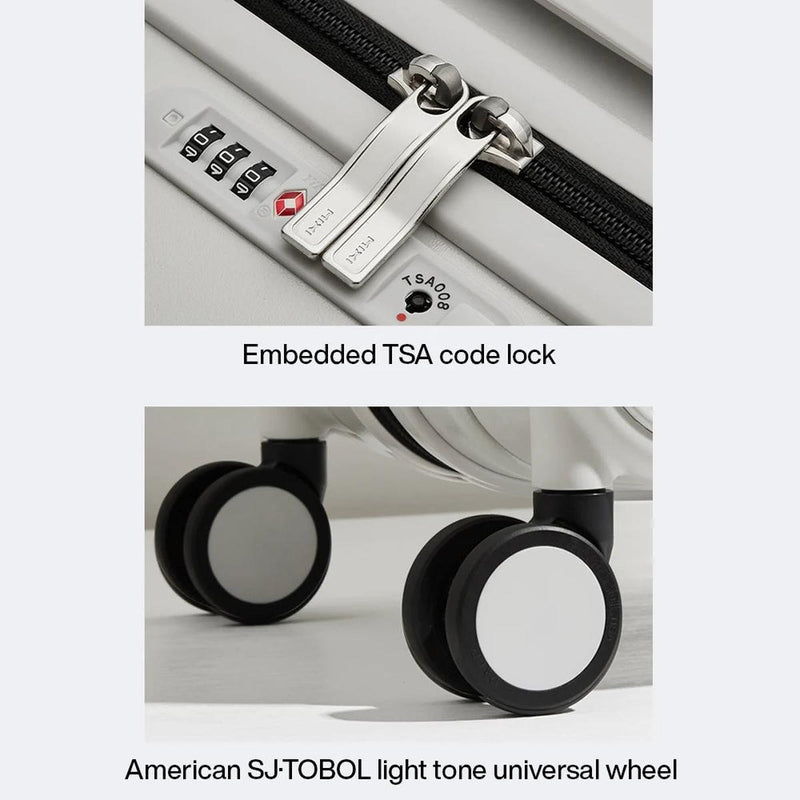 Premium Polycarbonate Suitcase With Wide Handle And TSA Lock