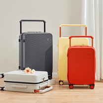 Premium Polycarbonate Suitcase With Wide Handle And TSA Lock