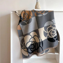 Printed Reversible Cashmere Scarf