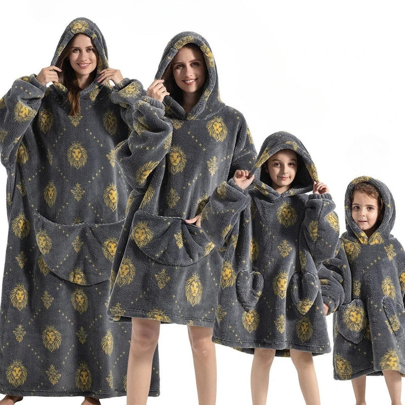Pumpkin Hoodie Blanket For Halloween Comfort And Warmth