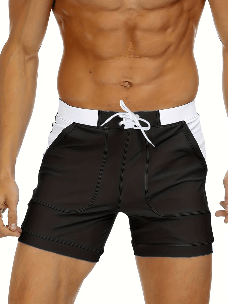 Quick-Drying Men&#39;s Swim Trunks With Breathable Design
