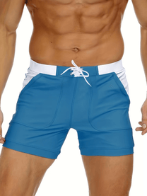 Quick-Drying Men&#39;s Swim Trunks With Breathable Design