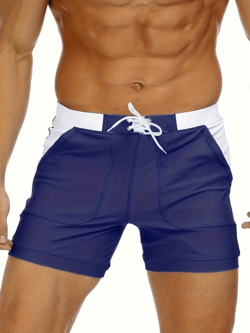 Quick-Drying Men&#39;s Swim Trunks With Breathable Design