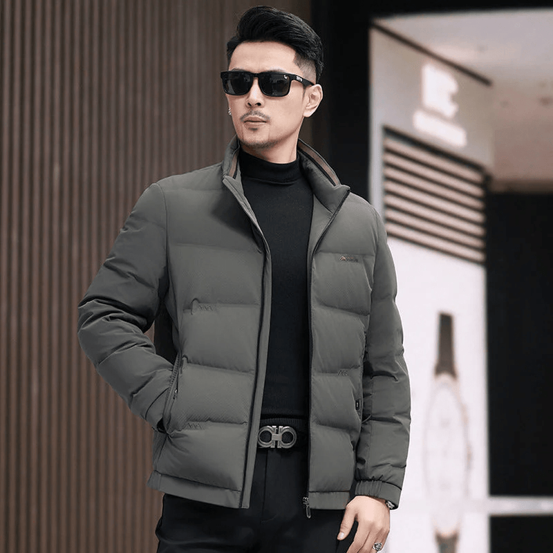 Quilted Insulated Puffer Jacket For Men