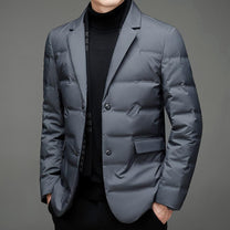 Quilted Water-Resistant Tailored Blazer For Men