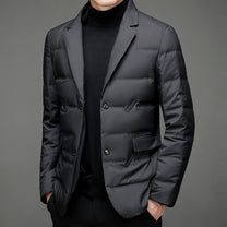 Quilted Water-Resistant Tailored Blazer For Men