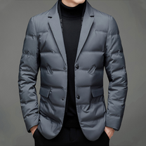 Quilted Water-Resistant Tailored Blazer For Men