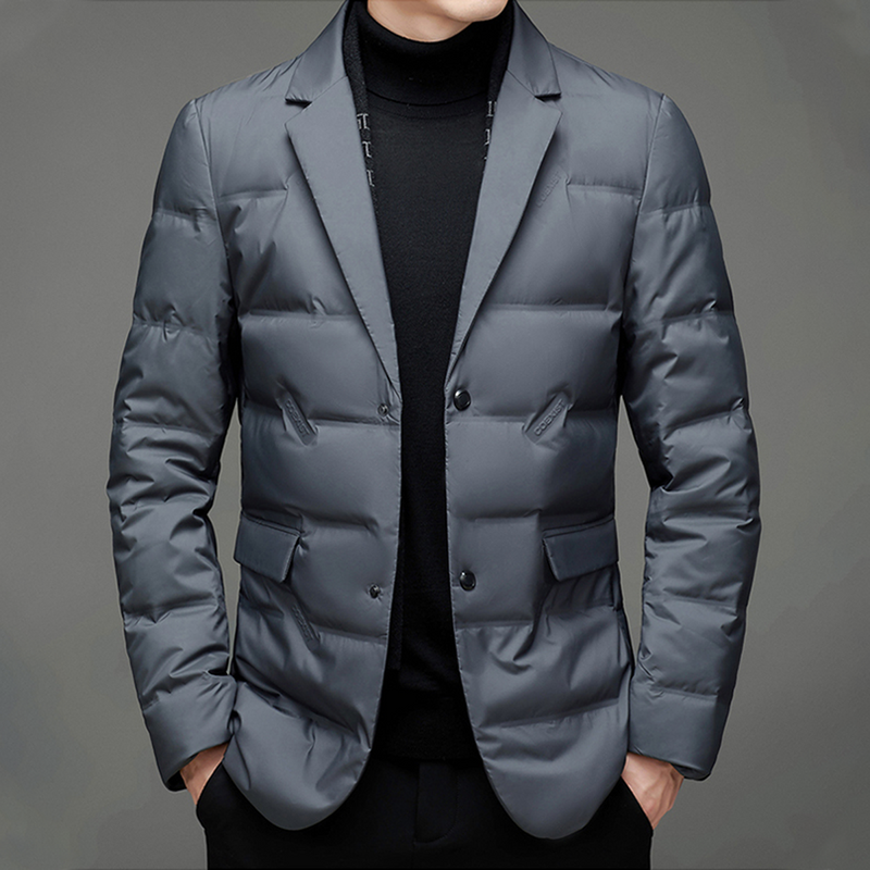 Quilted Water-Resistant Tailored Blazer For Men
