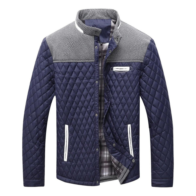 Quilted Windbreaker Jacket For Men