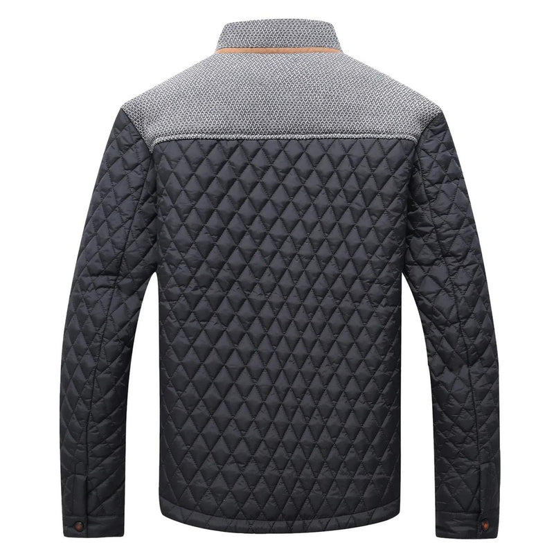 Quilted Windbreaker Jacket For Men