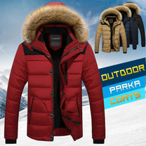 Quilted Winter Coat With Fur Trim