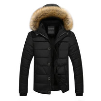 Quilted Winter Coat With Fur Trim