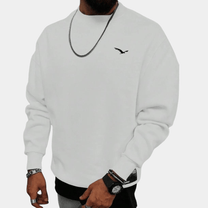 Relaxed Fit Cotton Crew Neck Jumper