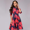 Red floral