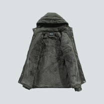 Retro-Inspired Winter Coat With Hood