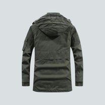 Retro-Inspired Winter Coat With Hood