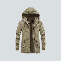 Retro-Inspired Winter Coat With Hood