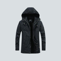 Retro-Inspired Winter Coat With Hood