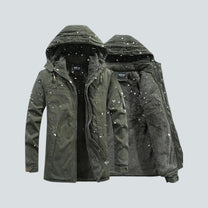 Retro-Inspired Winter Coat With Hood