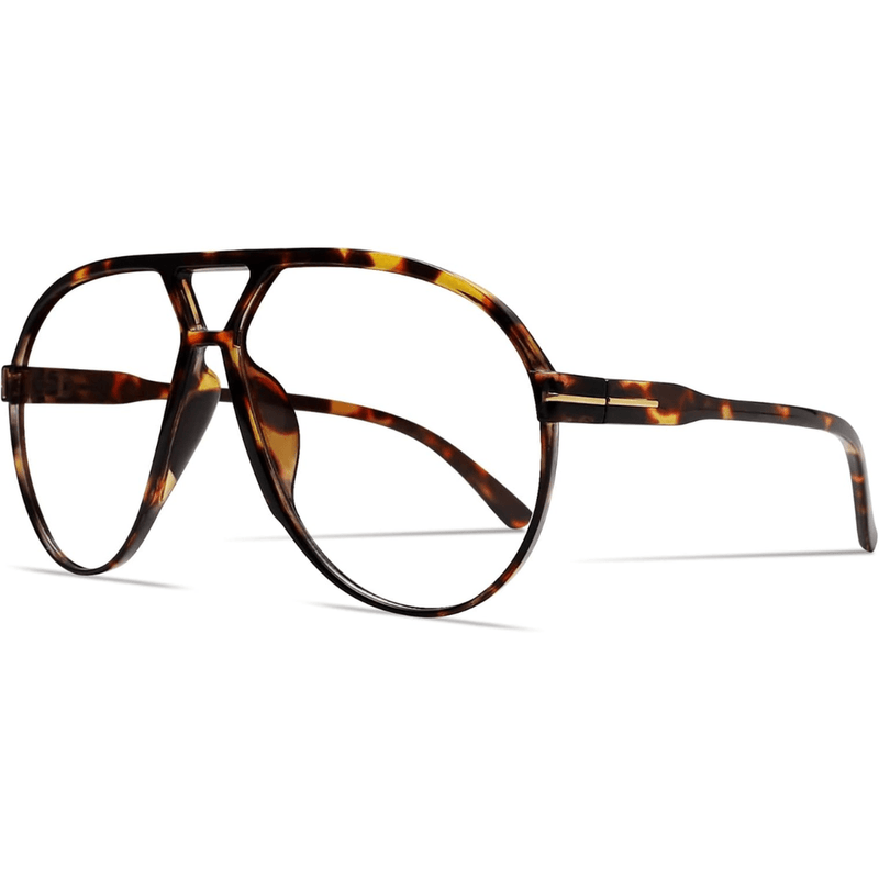 Retro Oversized Aviator Sunglasses With UV400 Protection