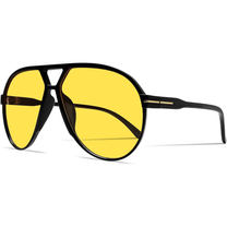 Retro Oversized Aviator Sunglasses With UV400 Protection