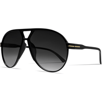 Retro Oversized Aviator Sunglasses With UV400 Protection