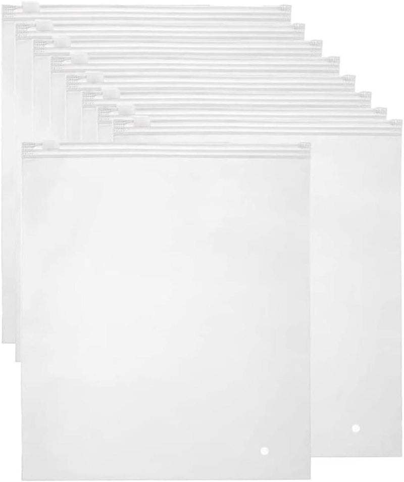 Reusable Frosted Zip Bags 40-Pack With Ventilation Holes - Buy 1 Get 1 Free