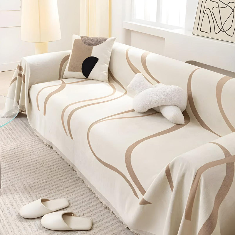 Reversible Chenille Sofa Cover Protector