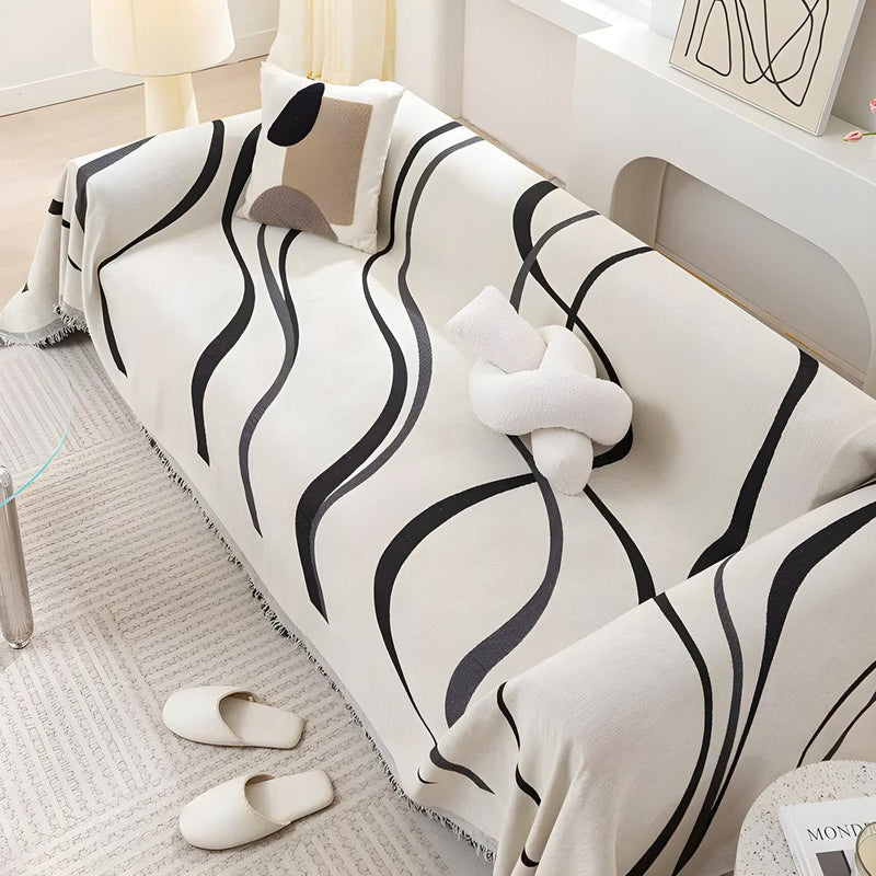 Reversible Chenille Sofa Cover Protector