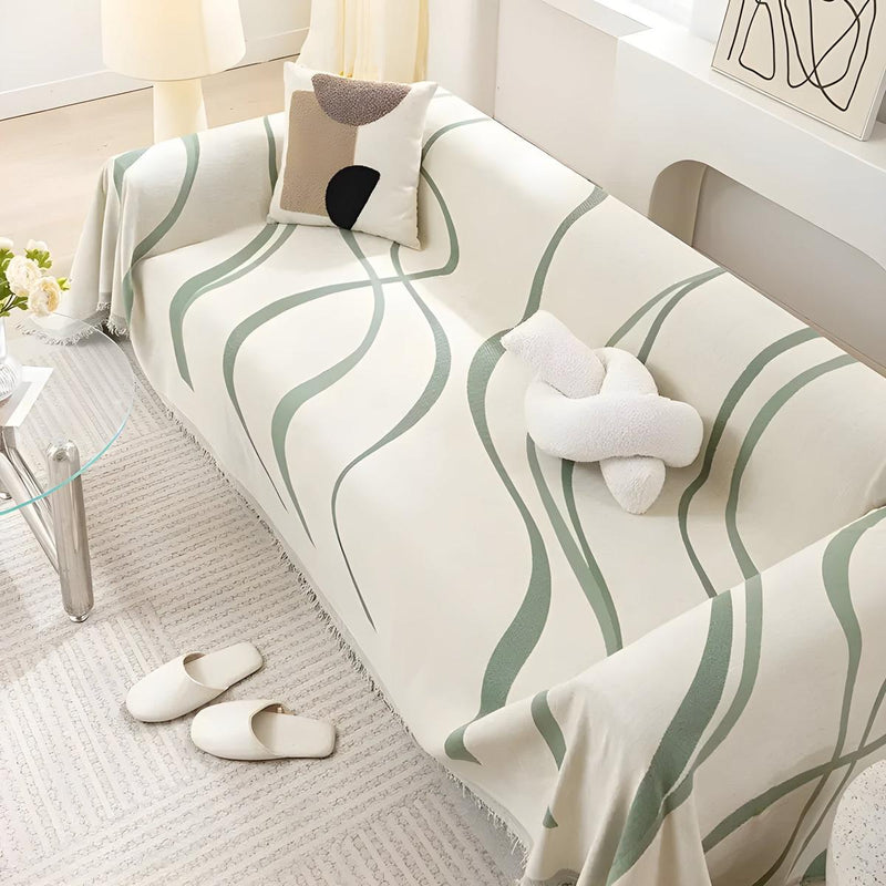 Reversible Chenille Sofa Cover Protector