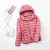 Solid pink leather