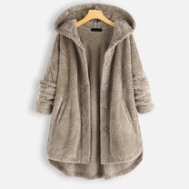 Reversible Fleece Hoodie Jacket For Women - Stylish And Warm Winter Wear