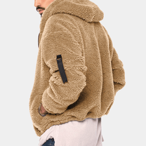 Reversible Fleece Jacket For Men With Full Zip Closure