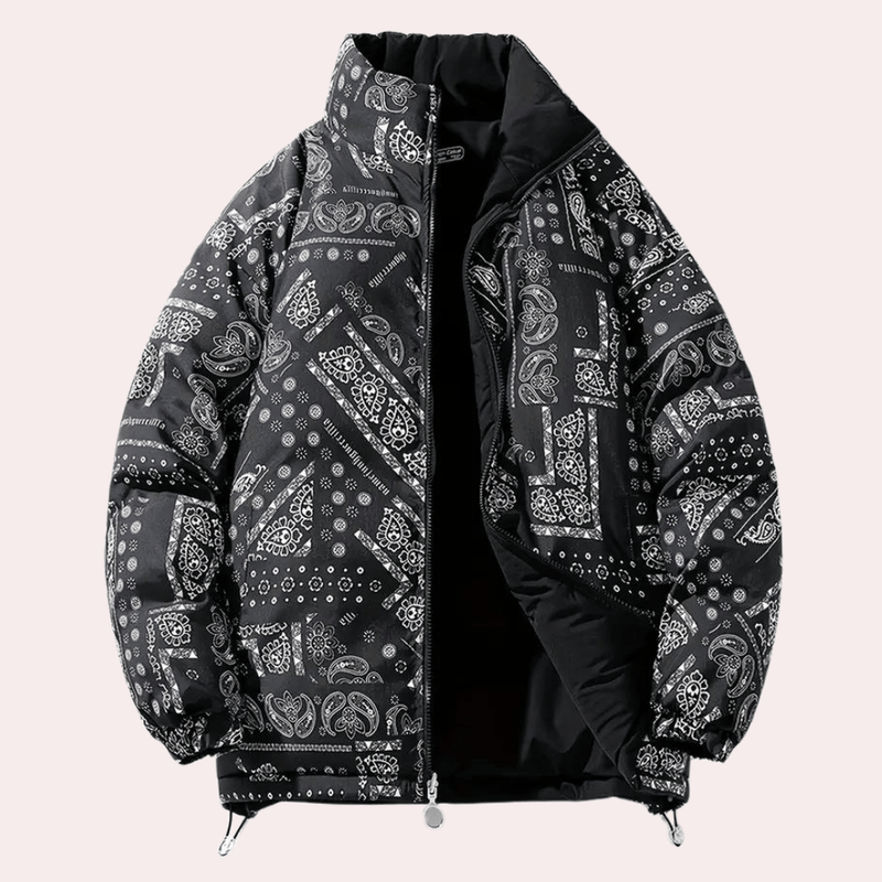 Reversible Paisley Print Jacket For Men