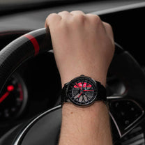 Rim Watch With 3D Dial And Sapphire Crystal