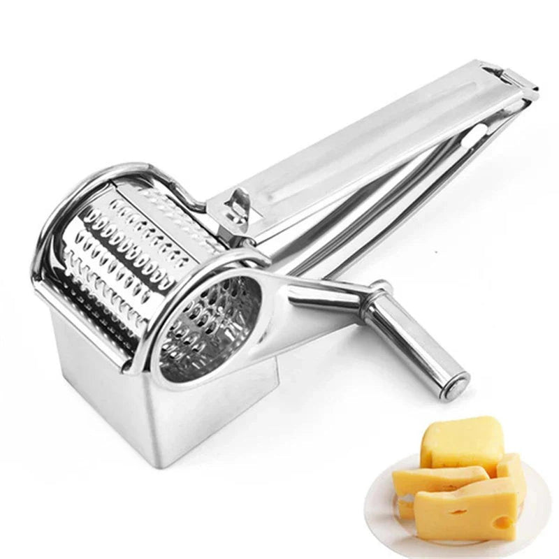 Rotary Cheese Grater Stainless Steel Multi-Functional Kitchen Tool