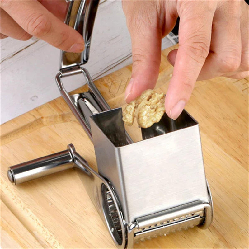 Rotary Cheese Grater Stainless Steel Multi-Functional Kitchen Tool