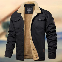 Rugged Multi-Pocket Winter Jacket for Men