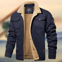 Rugged Multi-Pocket Winter Jacket for Men