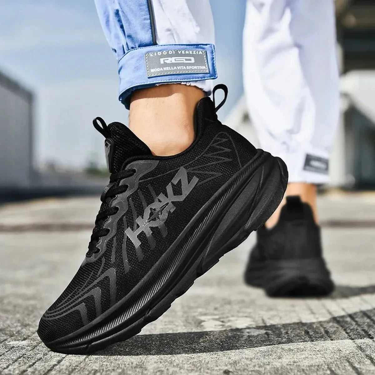 Running Shoes with Lightweight Cushioning and Stability