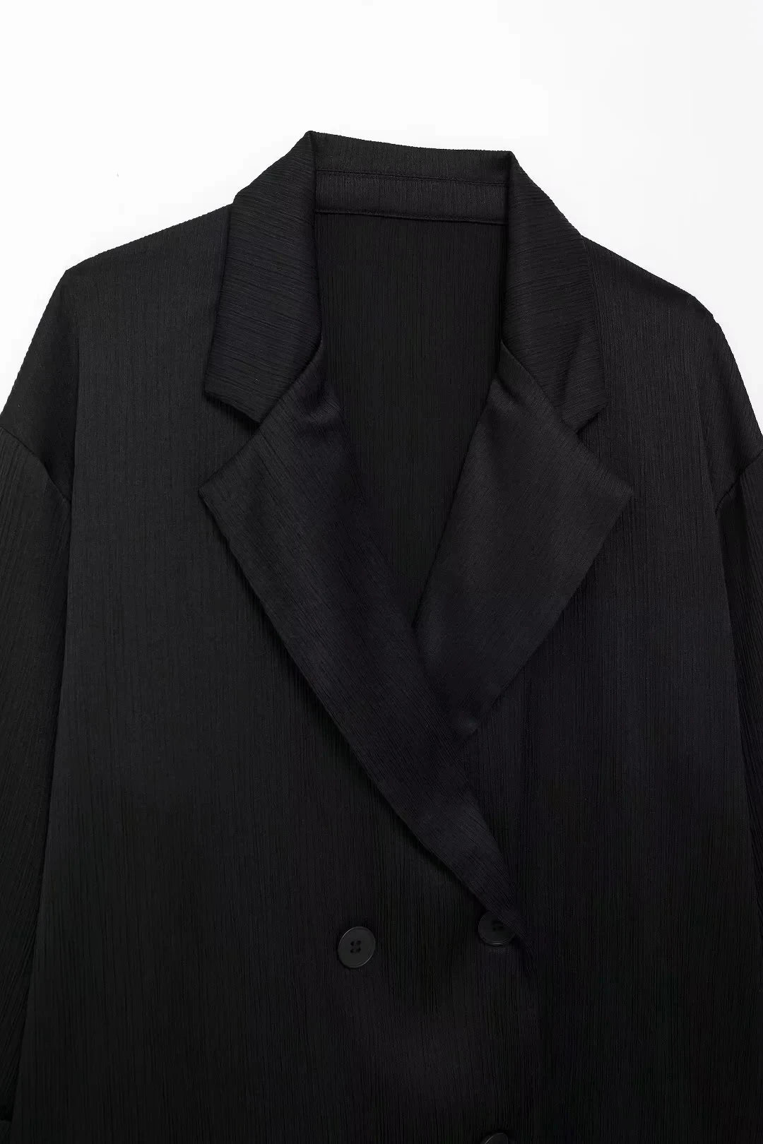 Double-Breasted Blazer &amp; Wide-Leg Trouser Co-ord