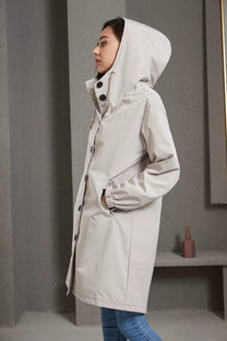 Waterproof Hooded Rain Trench
