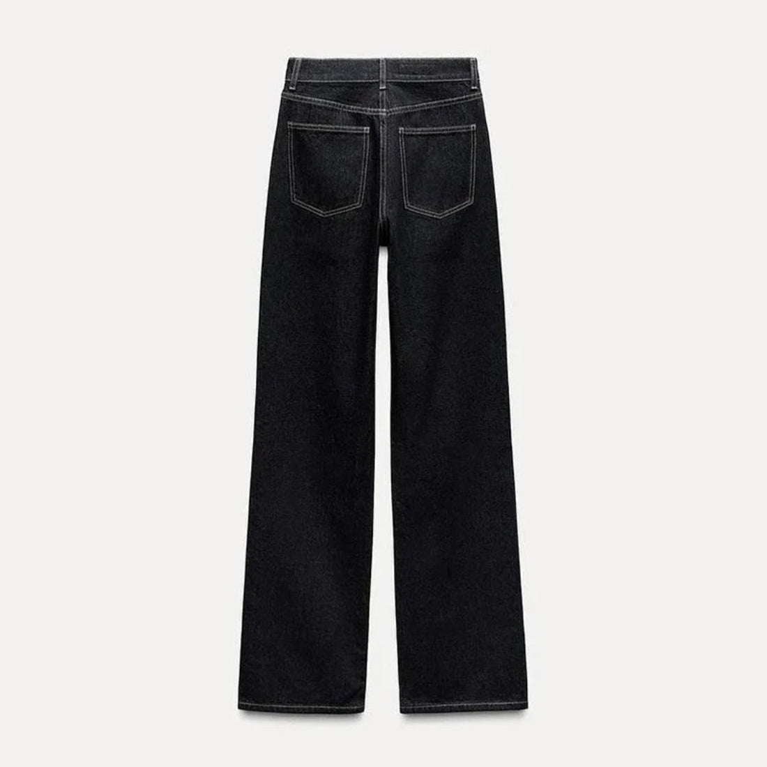 Faux Denim Long Pants Co-Ord Set