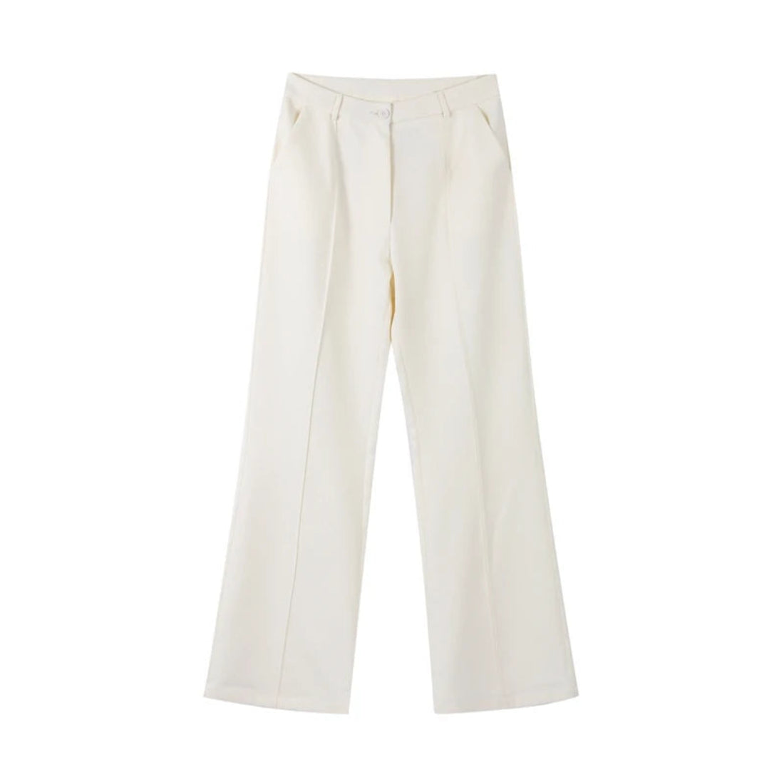 Belted Blazer &amp; Wide-Leg Trouser Suit Set