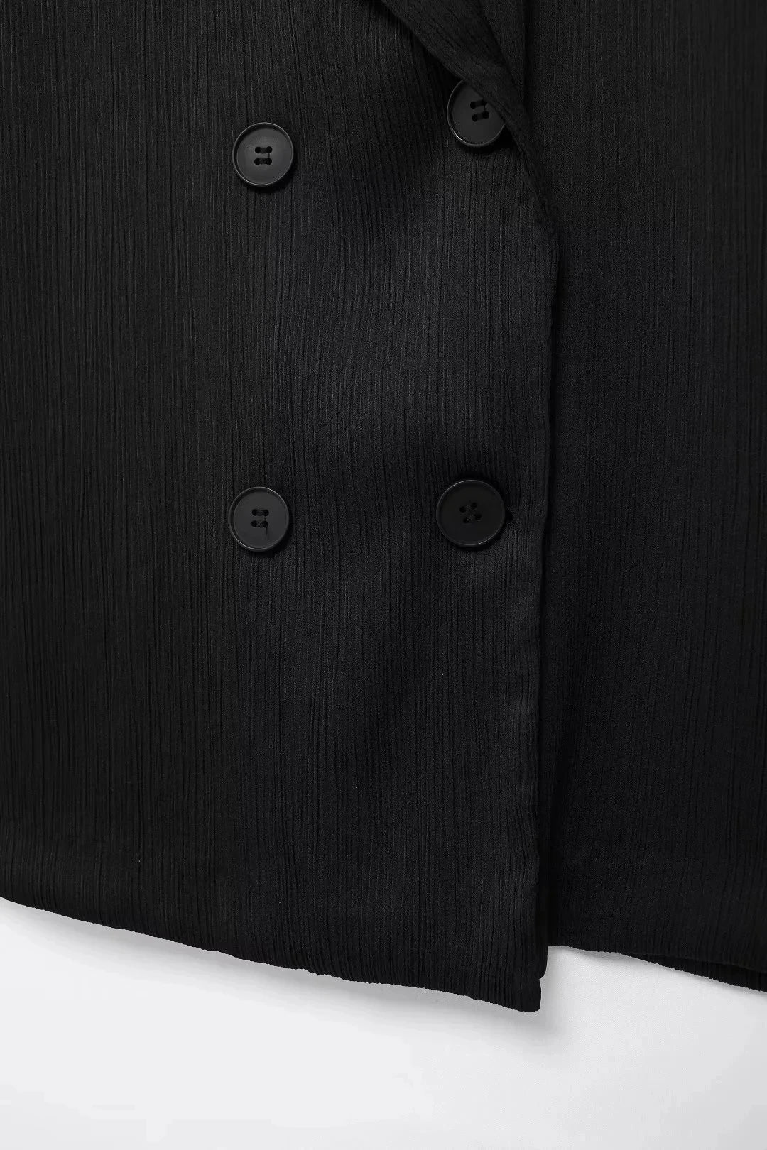 Double-Breasted Blazer &amp; Wide-Leg Trouser Co-ord
