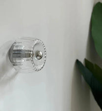 Scandinavian Bauhaus Wall Lamp With Glass Shade